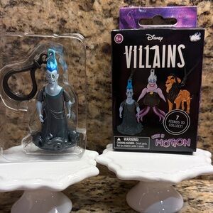 Disney Villains Hades Chibi Keychain - Blue & Gray